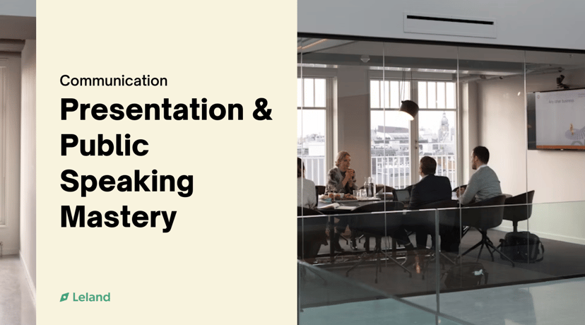 Presentation & Public Speaking Mastery