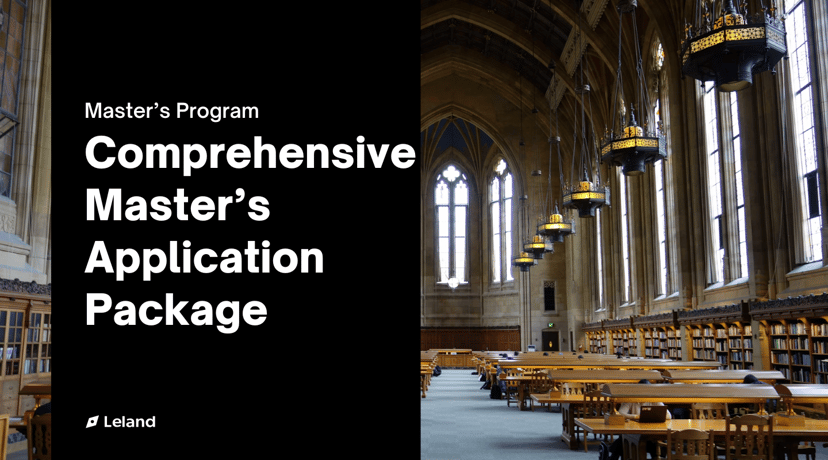 Comprehensive Master's Application Package — Land Your Dream Program