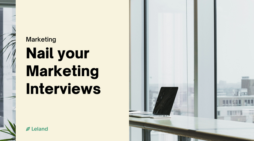 Nail your Marketing Interviews