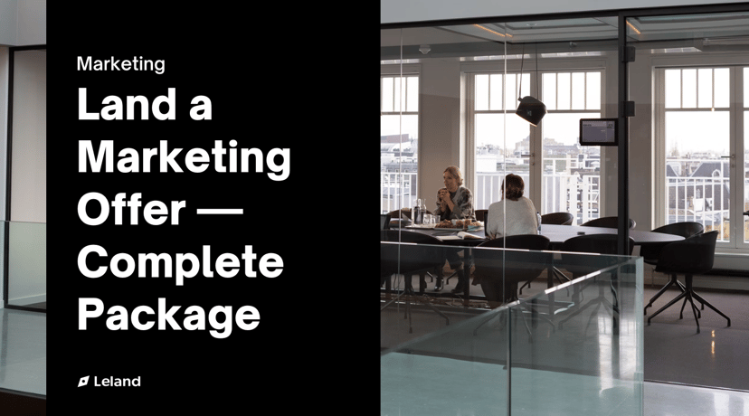 Land a Marketing Offer — Complete Package