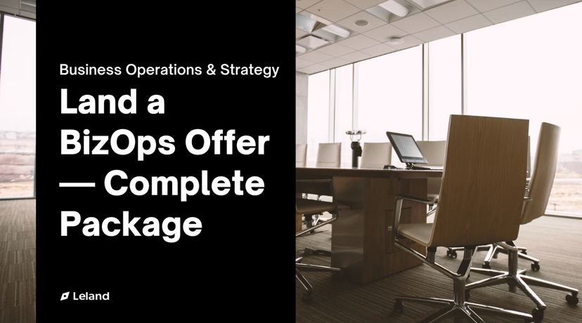 Land a BizOps Offer — Complete Package