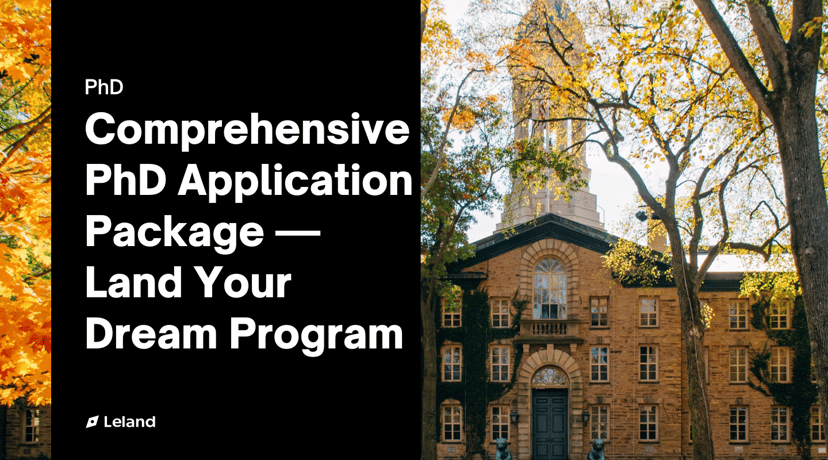 Comprehensive PhD Application Package — Land Your Dream Program
