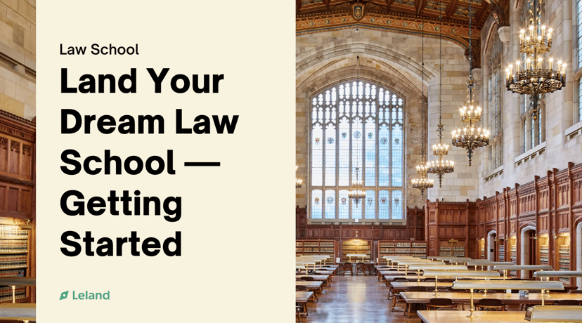 Land Your Dream Law School — Getting Started