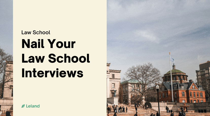 Nail Your Law School Interviews