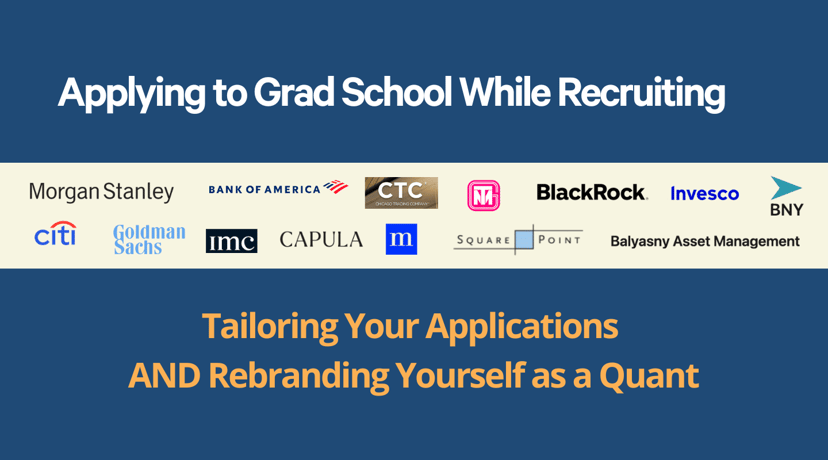 Balance Grad School Admissions + Recruitment