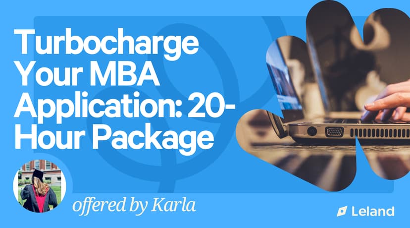 Turbocharge Your MBA Application: 20-Hour Package