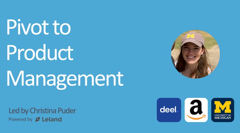 Pivot to Product Management
