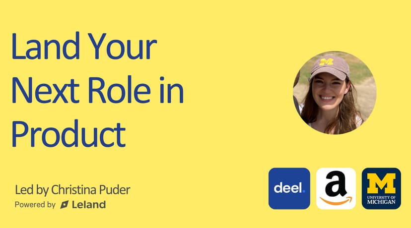 Land Your Next Role in Product for Experienced PMs