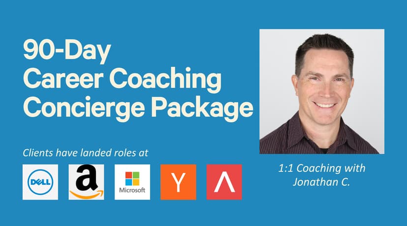 90 day Career Coaching Concierge