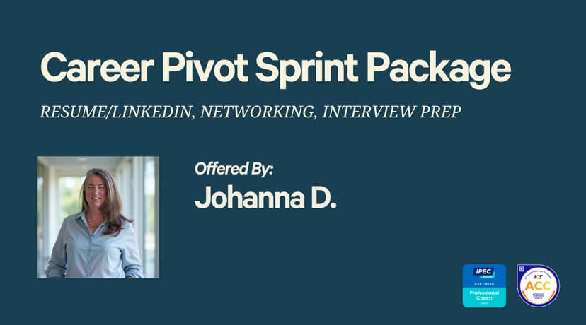 Career Clarity: Short coaching sprint to clarify your next career step