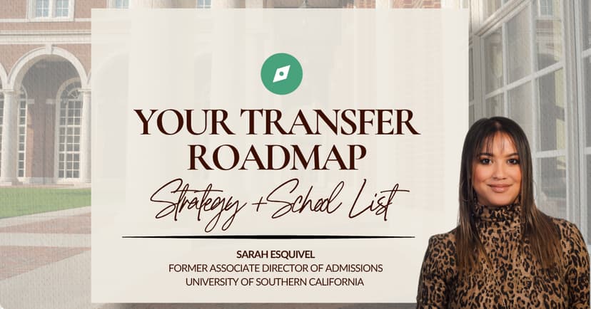 Your Transfer Roadmap: Strategy & School List