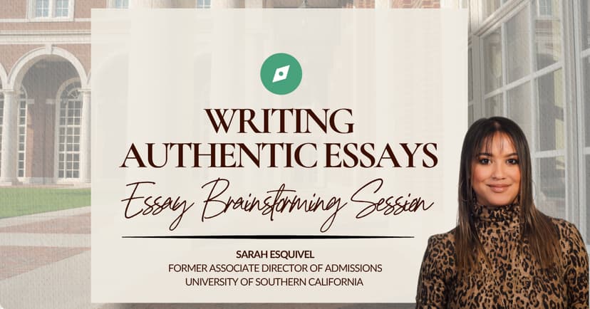 Writing Authentic Essays: Personal Statement & Essay Brainstorming Session
