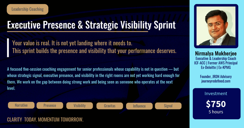 Executive Presence & Strategic Visibility Sprint