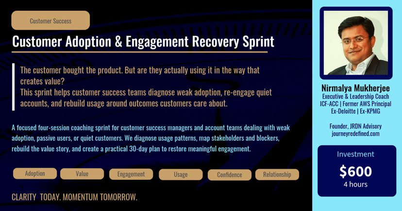 Customer Adoption & Engagement Recovery Sprint