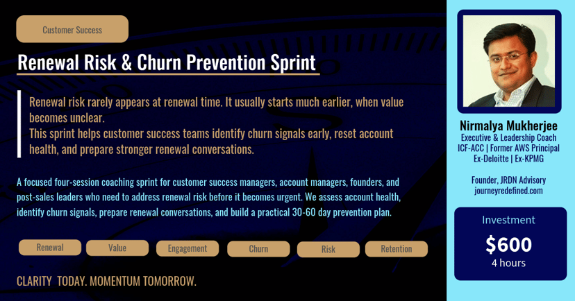 Renewal Risk & Churn Prevention Sprint