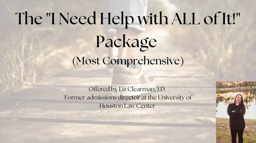 The "I Need Help with ALL of It!" Package (Most Comprehensive)