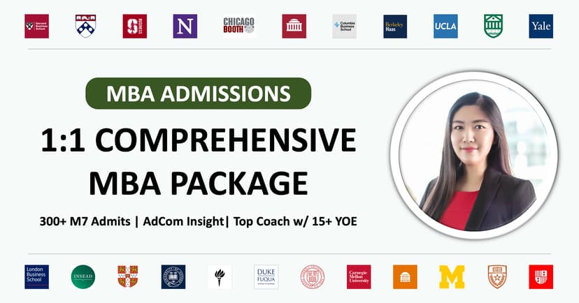 1:1 MBA Comprehensive Package
