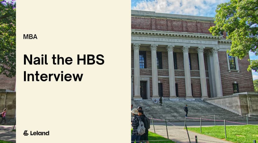 Nail the Harvard Business School Interview