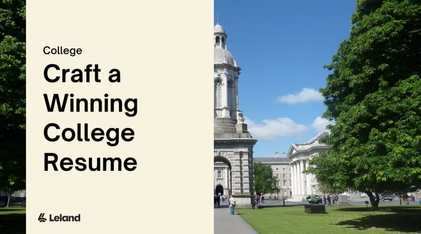 Craft a Winning College Resume