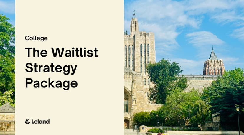 The College Waitlist Strategy Package